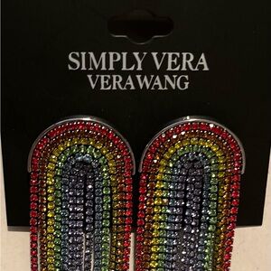 Simply Vera Vera Wang Multicolor Crystal Earrings